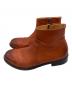PADRONE (パドローネ) サイドジップブーツ ブラウン サイズ:SIZE 42：7000円