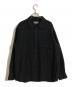 MARGARET HOWELL（マーガレットハウエル）の古着「Showerproof Wool Cotton シャツジャケット」｜グレー