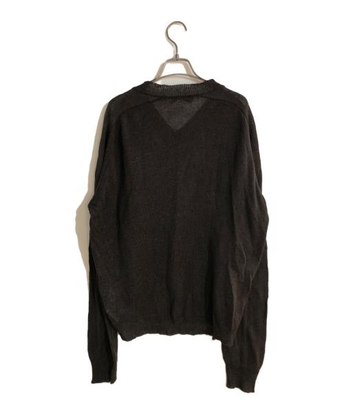 OUR LEGACY（アワーレガシー）OUR LEGACY (アワーレガシー) RUE Vネック Nori Green サイクロンリネン ニット グレー サイズ:46の古着・服飾アイテム