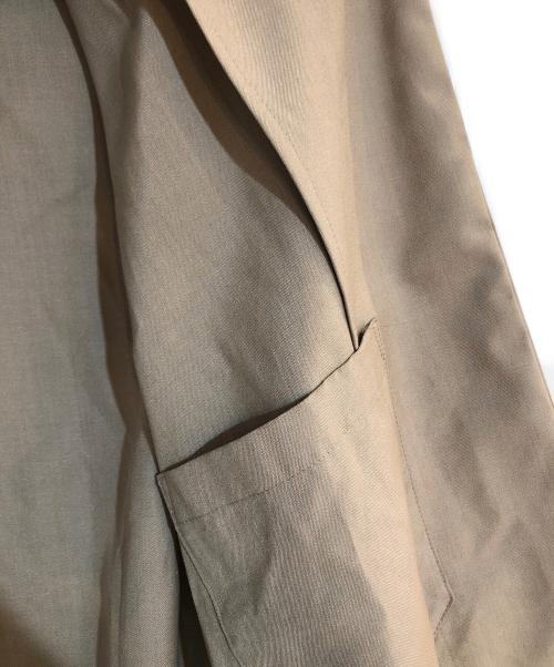 AURALEE（オーラリー）AURALEE (オーラリー) WOOL SILK TROPICAL SHIRTS JACKET ブラウン サイズ:5の古着・服飾アイテム