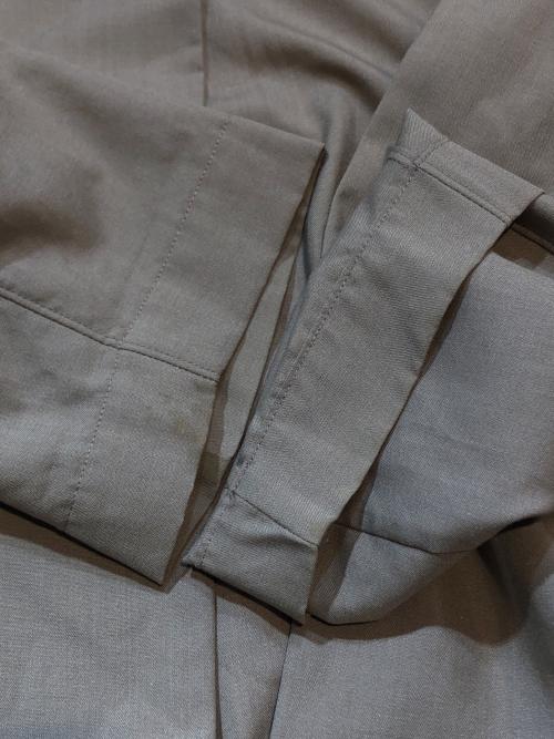 AURALEE（オーラリー）AURALEE (オーラリー) WOOL SILK TROPICAL SHIRTS JACKET ブラウン サイズ:5の古着・服飾アイテム