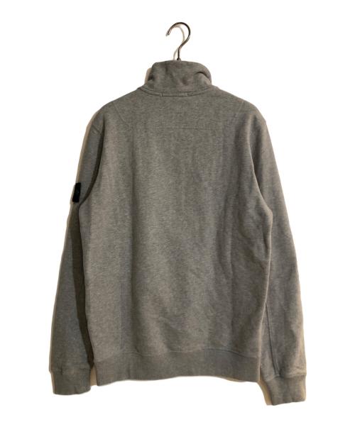 STONE ISLAND（ストーンアイランド）STONE ISLAND (ストーンアイランド) ハーフジップスウェットシャツ グレー サイズ:Sの古着・服飾アイテム