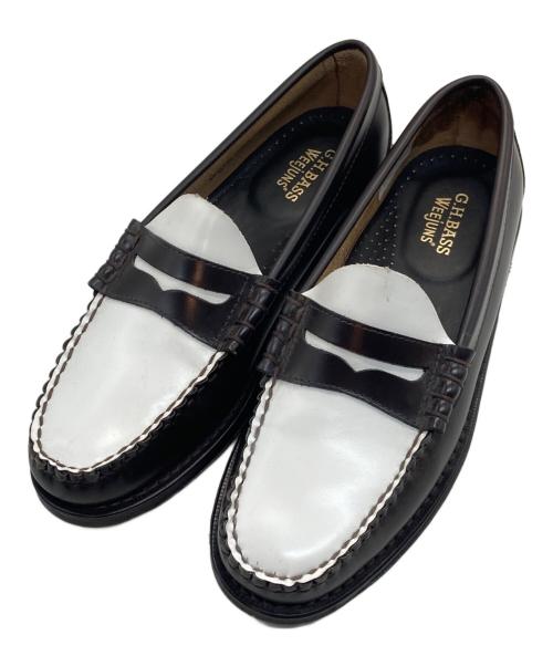 G.H.BASS（ジーエイチバス）G.H.BASS (ジーエイチバス) バイカラーローファー ブラウン サイズ:25.5cmの古着・服飾アイテム