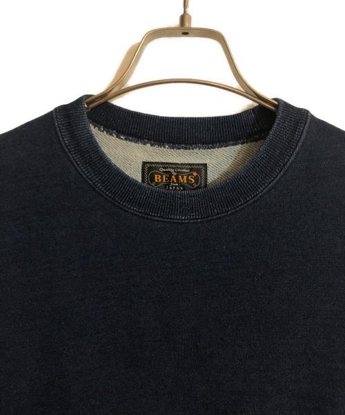 BEAMS PLUS（ビームスプラス）BEAMS PLUS (ビームスプラス) Crew Sweat Indigo ネイビー サイズ:Sの古着・服飾アイテム