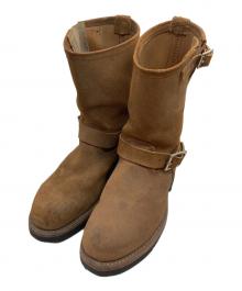 RED WING（レッドウィング）の古着「スウェードエンジニアブーツ」｜ブラウン