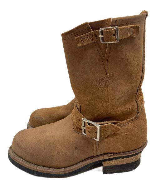 RED WING（レッドウィング）RED WING (レッドウィング) スウェードエンジニアブーツ ブラウン サイズ:US 7 1/2 Dの古着・服飾アイテム