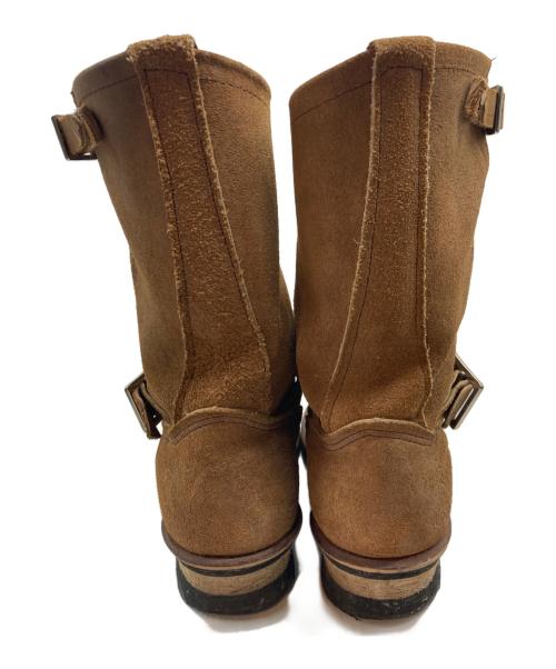 RED WING（レッドウィング）RED WING (レッドウィング) スウェードエンジニアブーツ ブラウン サイズ:US 7 1/2 Dの古着・服飾アイテム