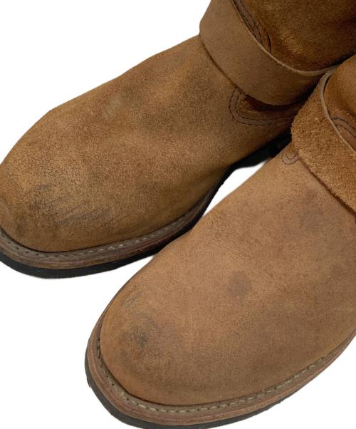 RED WING（レッドウィング）RED WING (レッドウィング) スウェードエンジニアブーツ ブラウン サイズ:US 7 1/2 Dの古着・服飾アイテム