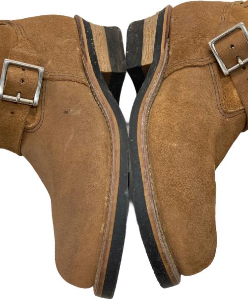 RED WING（レッドウィング）RED WING (レッドウィング) スウェードエンジニアブーツ ブラウン サイズ:US 7 1/2 Dの古着・服飾アイテム