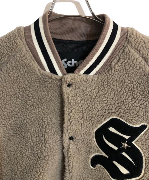 Schott（ショット）Schott (ショット) BOA STADIUM JACKET ベージュ サイズ:Ｌの古着・服飾アイテム