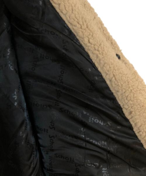 Schott（ショット）Schott (ショット) BOA STADIUM JACKET ベージュ サイズ:Ｌの古着・服飾アイテム