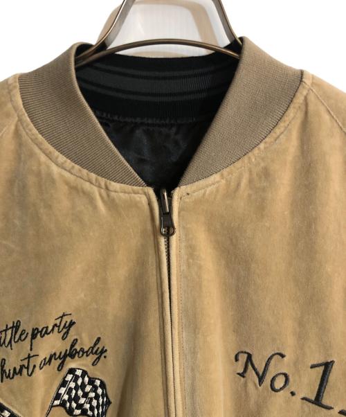 Schott（ショット）Schott (ショット) リバーシブル スーベニアジャケット ブラック サイズ:Ｌの古着・服飾アイテム