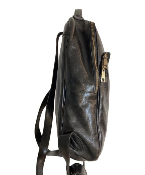 Ostinato（オスティナート）OSTINATO (オスティナート) イタリアンレザーデイパック ブラックの古着・服飾アイテム