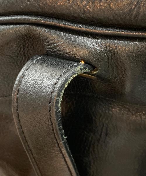 Ostinato（オスティナート）OSTINATO (オスティナート) イタリアンレザーデイパック ブラックの古着・服飾アイテム