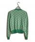 GUCCI (グッチ) 金釦GGニットカーディガン グリーン サイズ:XS：38000円