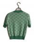GUCCI (グッチ) GGジャカード 半袖ニット グリーン サイズ:ＸＳ：40000円