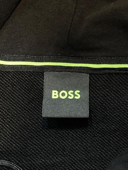 HUGO BOSS（ヒューゴ ボス）HUGO BOSS (ヒューゴ ボス) プルオーバーパーカー ブラック サイズ:Mの古着・服飾アイテム