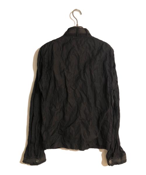 C.P COMPANY（シーピーカンパニー）C.P COMPANY (シーピーカンパニー) ガーメントダイナイロンライダースジャケット ブラック サイズ:44の古着・服飾アイテム