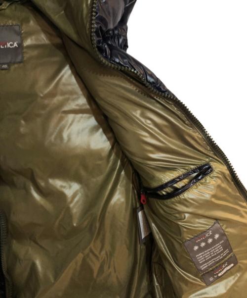 DUVETICA（デュベティカ）DUVETICA (デュベティカ) フルジップダウンベスト ネイビー サイズ:46の古着・服飾アイテム