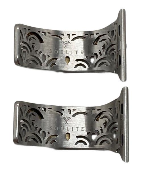 SOULITE（ソウライト）soulite (ソウライト) アップルウォッチ用バングル シルバーの古着・服飾アイテム