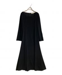 ADEAM（アディアム）の古着「袖フレアドレス」｜ブラック