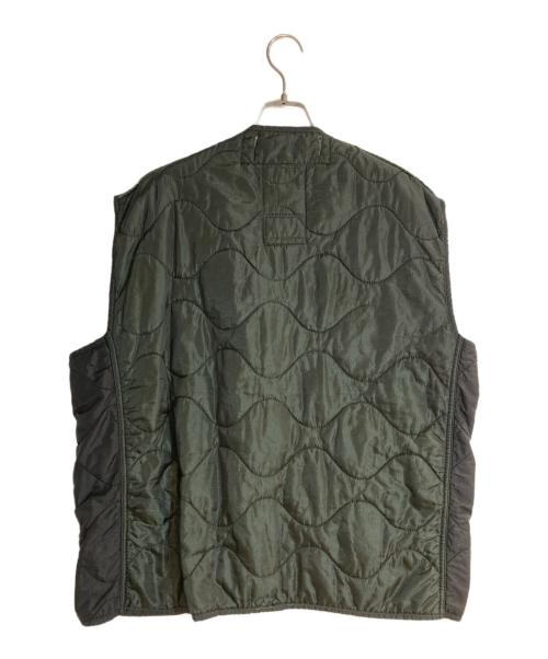 OAMC（オーエーエムシー）OAMC (オーエーエムシー) Zipped Gilet/ジップドジレ グリーン サイズ:Ｌの古着・服飾アイテム