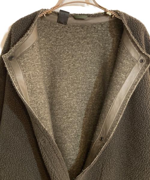 N.HOOLYWOOD（エヌ ハリウッド）N.HOOLYWOOD (エヌ ハリウッド) リバーシブルボアジャケット グリーン サイズ:38の古着・服飾アイテム