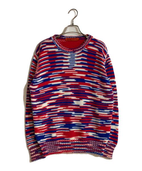 RAF SIMONS（ラフシモンズ）RAF SIMONS (ラフシモンズ) Sterling Rubyニットセーター レッド サイズ:Mの古着・服飾アイテム