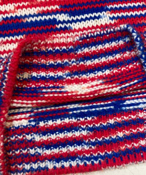 RAF SIMONS（ラフシモンズ）RAF SIMONS (ラフシモンズ) Sterling Rubyニットセーター レッド サイズ:Mの古着・服飾アイテム