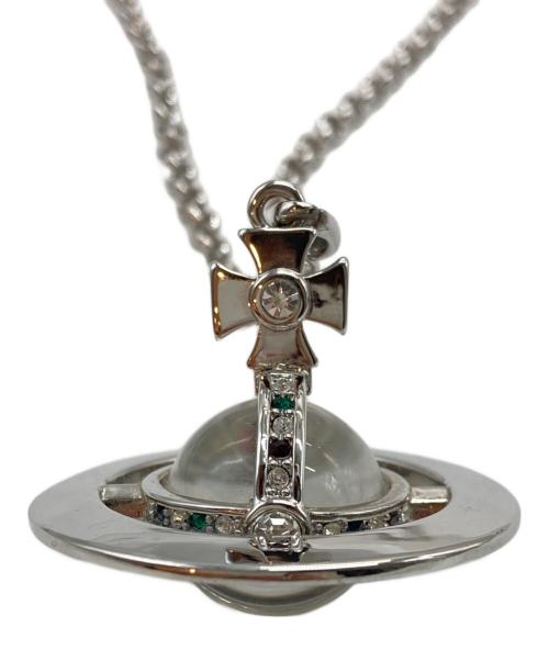 Vivienne Westwood（ヴィヴィアンウエストウッド）Vivienne Westwood (ヴィヴィアンウエストウッド) スモールオーブネックレス シルバーの古着・服飾アイテム