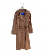 BLUE LABEL CRESTBRIDGEブルーレーベルクレストブリッジ）の古着「トレンチコート」｜ピンク