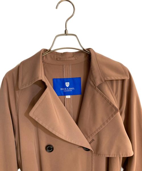 BLUE LABEL CRESTBRIDGE（ブルーレーベルクレストブリッジ）BLUE LABEL CRESTBRIDGE (ブルーレーベルクレストブリッジ) トレンチコート ピンク サイズ:38の古着・服飾アイテム