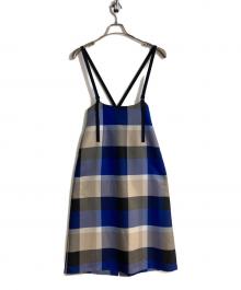 BLUE LABEL CRESTBRIDGE（ブルーレーベルクレストブリッジ）の古着「キャミソールワンピース」｜ブルー