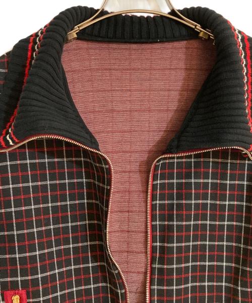 PAUL SMITH（ポールスミス）PAUL SMITH (ポールスミス) タッターソール ジップアップブルゾン レッド サイズ:Mの古着・服飾アイテム