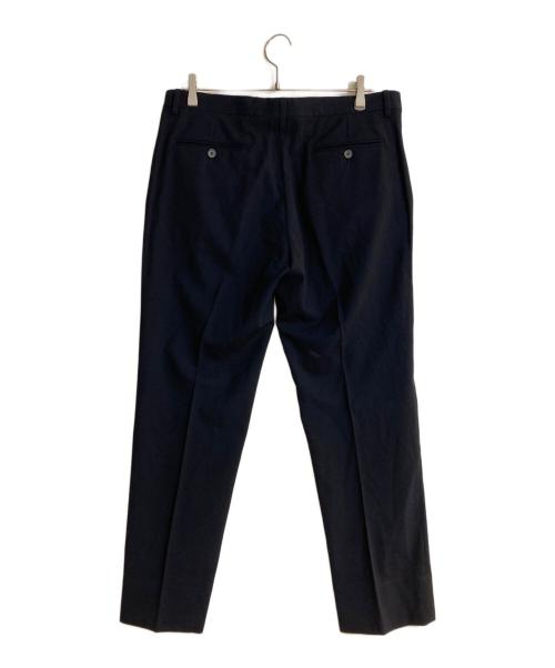 GIORGIO ARMANI（ジョルジョアルマーニ）GIORGIO ARMANI (ジョルジョアルマーニ) ウールセンタープレスパンツ ネイビー サイズ:54の古着・服飾アイテム