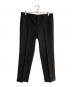 GIVENCHY（ジバンシィ）の古着「センタープレスパンツ」｜ブラック