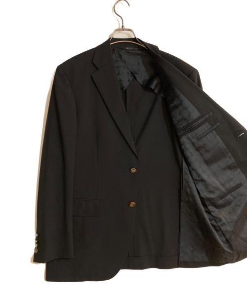 LANVIN COLLECTION（ランバンコレクション）LANVIN COLLECTION (ランバンコレクション) ロゴボタンブレザー ブラック サイズ:R52の古着・服飾アイテム