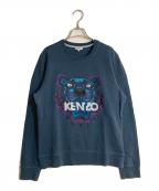 KENZOケンゾー）の古着「タイガーエンブロイダリースウェット」｜グリーン