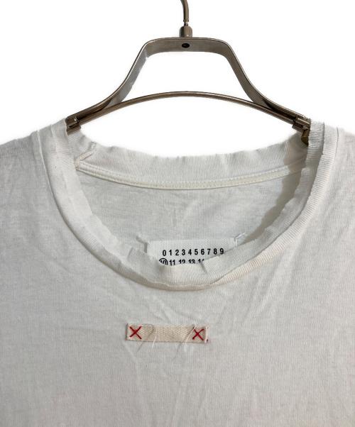 Maison Margiela（メゾンマルジェラ）Maison Margiela (メゾンマルジェラ) フロントパッチTシャツ ホワイト サイズ:Sの古着・服飾アイテム