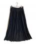 'S Max Mara（エスマックスマーラ）の古着「ナイロンギャザーボリュームスカート」｜ネイビー