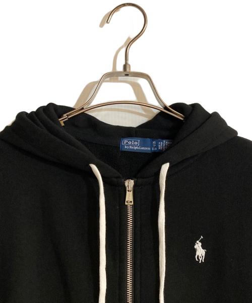 POLO RALPH LAUREN（ポロ・ラルフローレン）POLO RALPH LAUREN (ポロ・ラルフローレン) ジップパーカー ブラック サイズ:XS 未使用品の古着・服飾アイテム