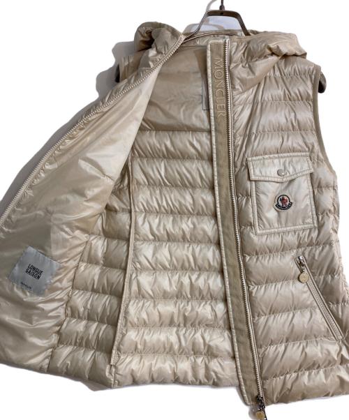 MONCLER（モンクレール）MONCLER (モンクレール) GLYGOSダウンベスト ベージュ サイズ:Sの古着・服飾アイテム