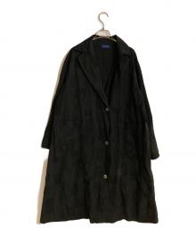 FUGA FUGA（フーガフーガ）の古着「ジャガードショップコート」｜ブラック