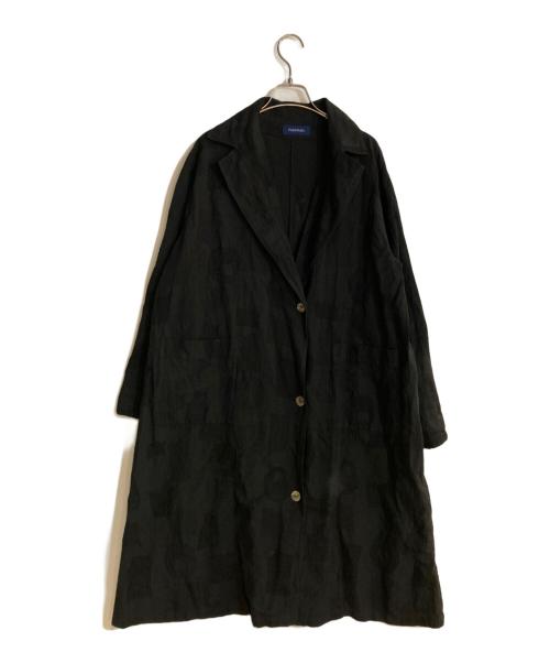 FUGA FUGA（フーガフーガ）FUGA FUGA (フーガフーガ) ジャガードショップコート ブラック サイズ:不明の古着・服飾アイテム