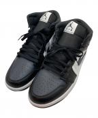 NIKEナイキ）の古着「Air Jordan 1 Mid」｜ブラック×ホワイト