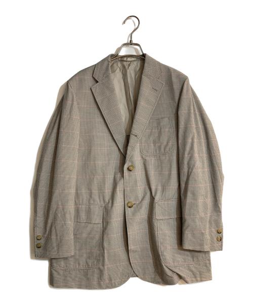 BEAMS PLUS（ビームスプラス）BEAMS PLUS (ビームスプラス) 3B Box-Fit Jacket TR Plaid ブラウン サイズ:Sの古着・服飾アイテム
