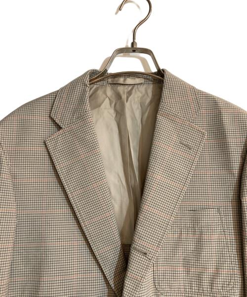 BEAMS PLUS（ビームスプラス）BEAMS PLUS (ビームスプラス) 3B Box-Fit Jacket TR Plaid ブラウン サイズ:Sの古着・服飾アイテム