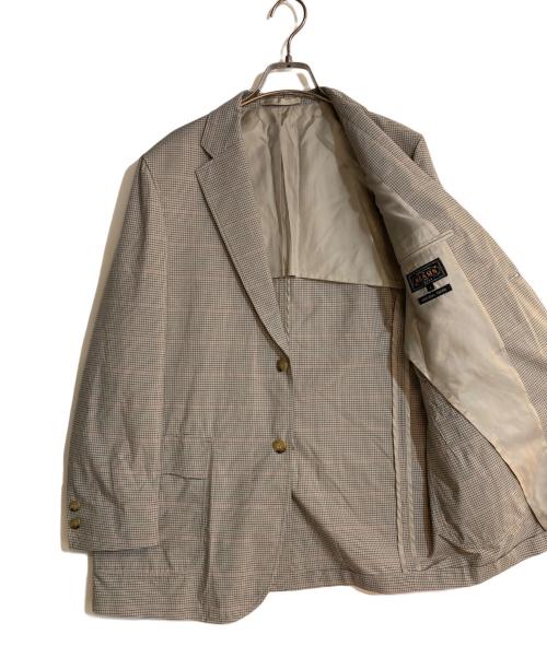 BEAMS PLUS（ビームスプラス）BEAMS PLUS (ビームスプラス) 3B Box-Fit Jacket TR Plaid ブラウン サイズ:Sの古着・服飾アイテム