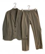 green label relaxingグリーンレーベルリラクシング）の古着「カジュアルセットアップスーツ」｜ブラウン