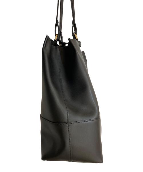 VIOLAd'ORO（ヴィオラドーロ）VIOLAd'ORO (ヴィオラドーロ) 2WAYレザートートバッグ ブラックの古着・服飾アイテム